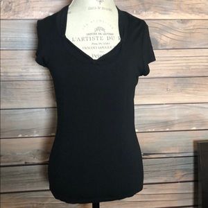 NEW ANN TAYLOR TOP! BLACK SIZE MED